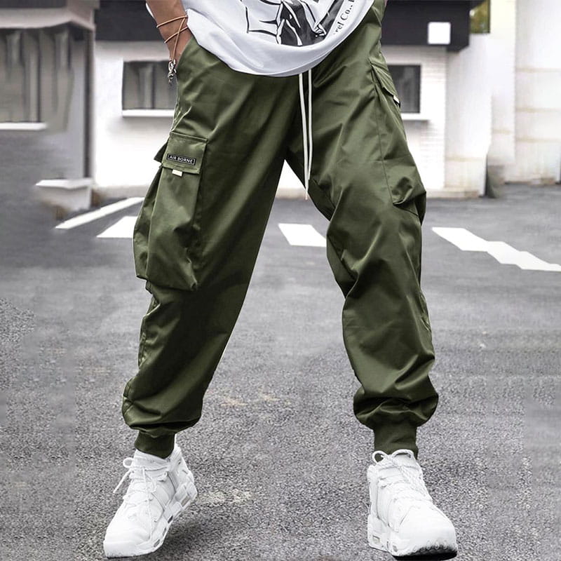 Lässige, locker sitzende Jogginghose für Herren im Vintage-Stil mit Pattentaschen