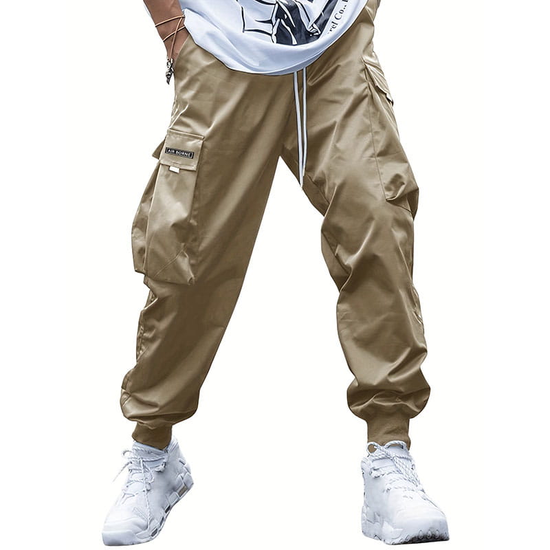 Lässige, locker sitzende Jogginghose für Herren im Vintage-Stil mit Pattentaschen