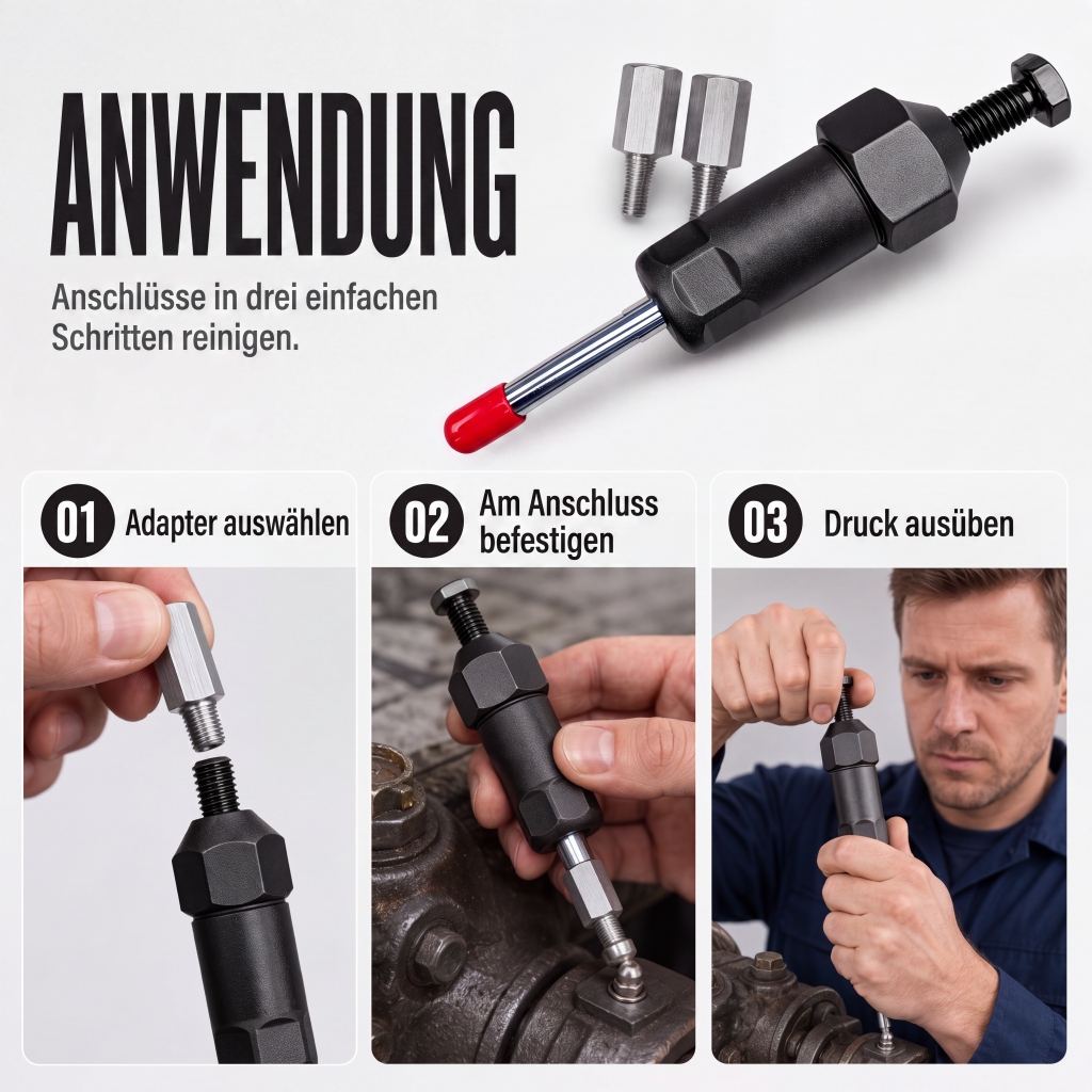 🔧 JETZT 50 % RABATT! 🚗 Schmiernippel-Entstopfer – Verstopfte Gelenke in Sekunden frei – Spart Schmierfett, spart Zeit 🔩