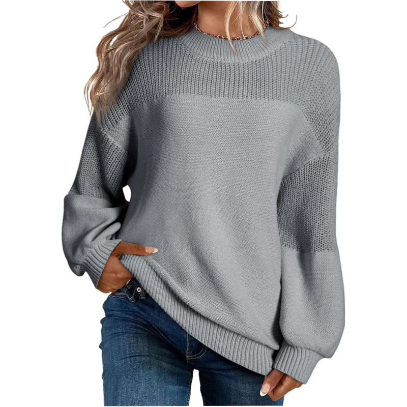 📢📢50%Rabatt!!!🎉✨Locker sitzender Langarm-Strickpullover für Damen
