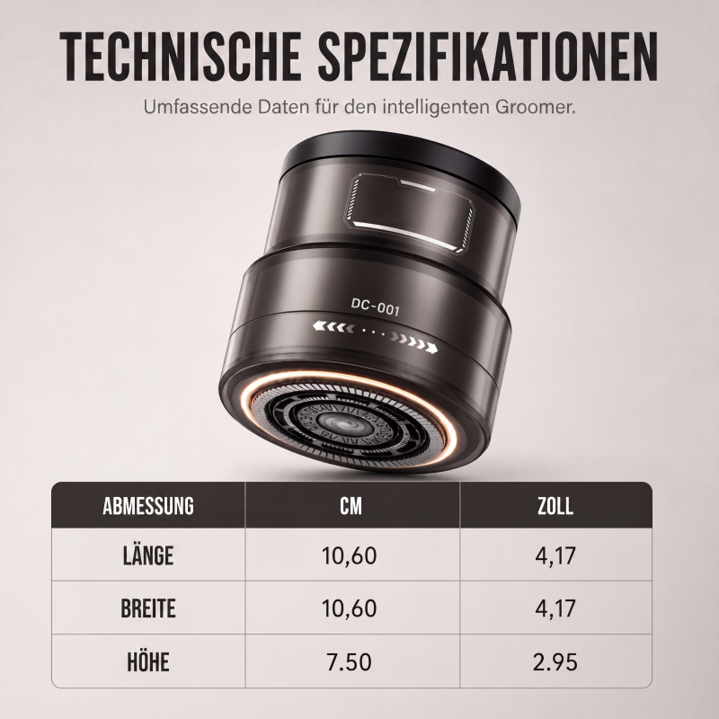 ⏳Zeitlich begrenztes Sonderangebot⏰2-in-1 intelligenter Elektrorasierer für Glatzen und Bartschneider mit Digitalanzeige