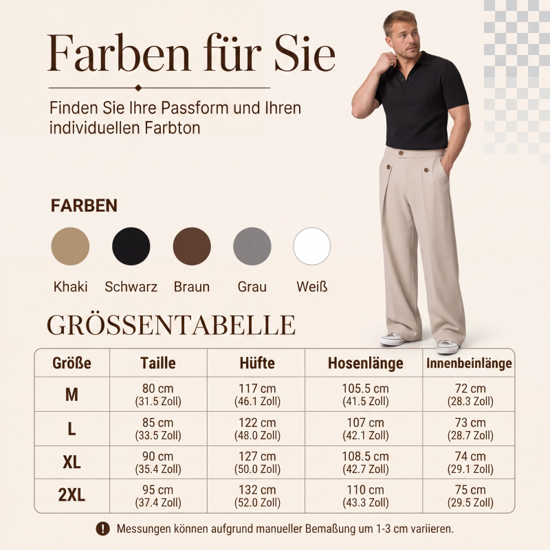 📢📢50%Rabatt!!!🎉✨Gerade geschnittene, knitterfreie Hosen für Herren