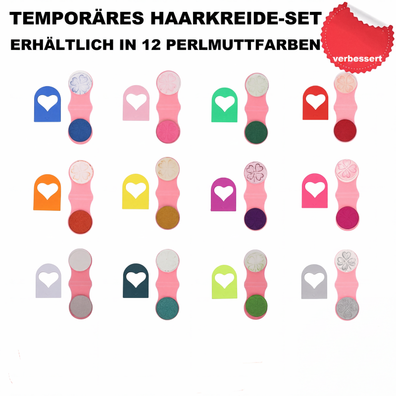 Temporäres Haarkreide-Set für Mädchen
