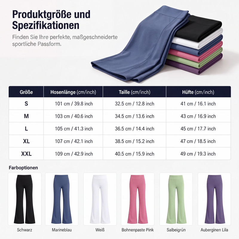 📢📢50%Rabatt!!!🎉✨Poformende Schlaghosen-Yogahosen