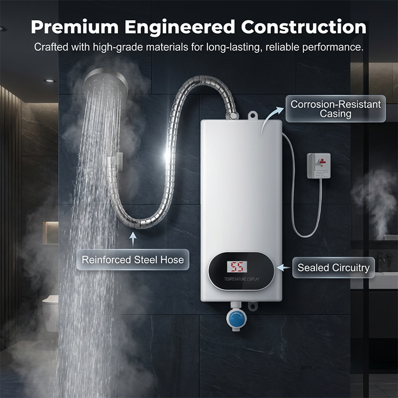 ✨50 % RABATT✨🔥 Kompakt Omedelbar Elektrisk Vattenvärmare – Snabb, Säker & Utrymmesbesparande – Perfekt för Kök, Badrum & På Resande Fot ✨