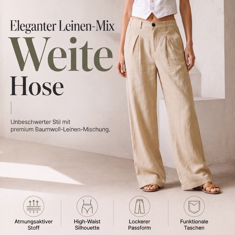 📢📢50%Rabatt!!!🎉✨Atmungsaktive Damen-Weithosen für den Sommer