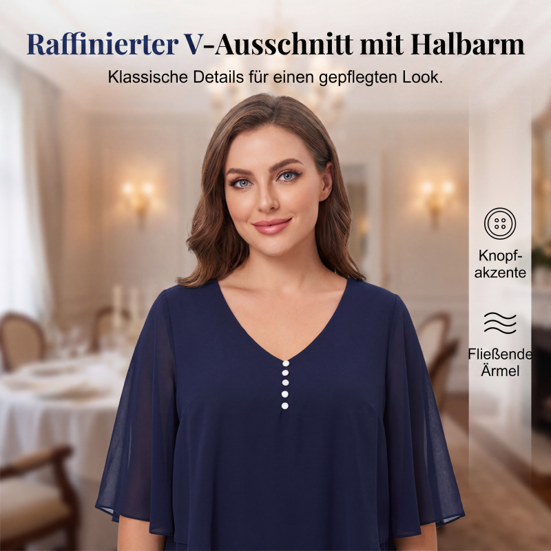 Legeres Kleid mit Blumenmuster für Damen in lockerer Passform