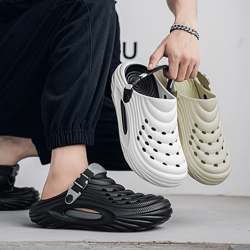 Atmungsaktive Slip-On-Sandalen für Herren