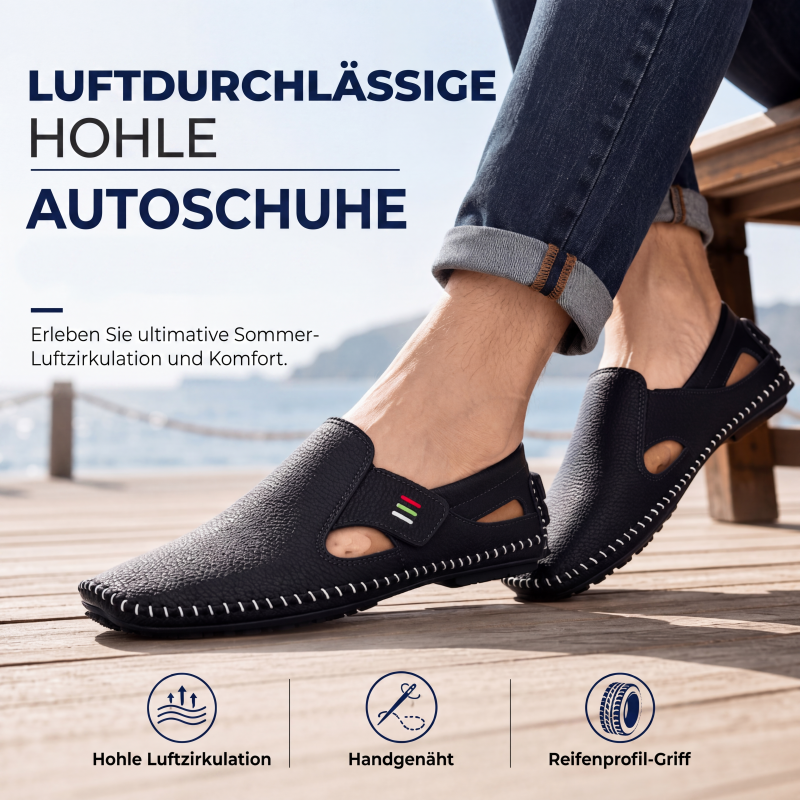 Atmungsaktive Slipper-Loafer für Herren im lässigen Stil