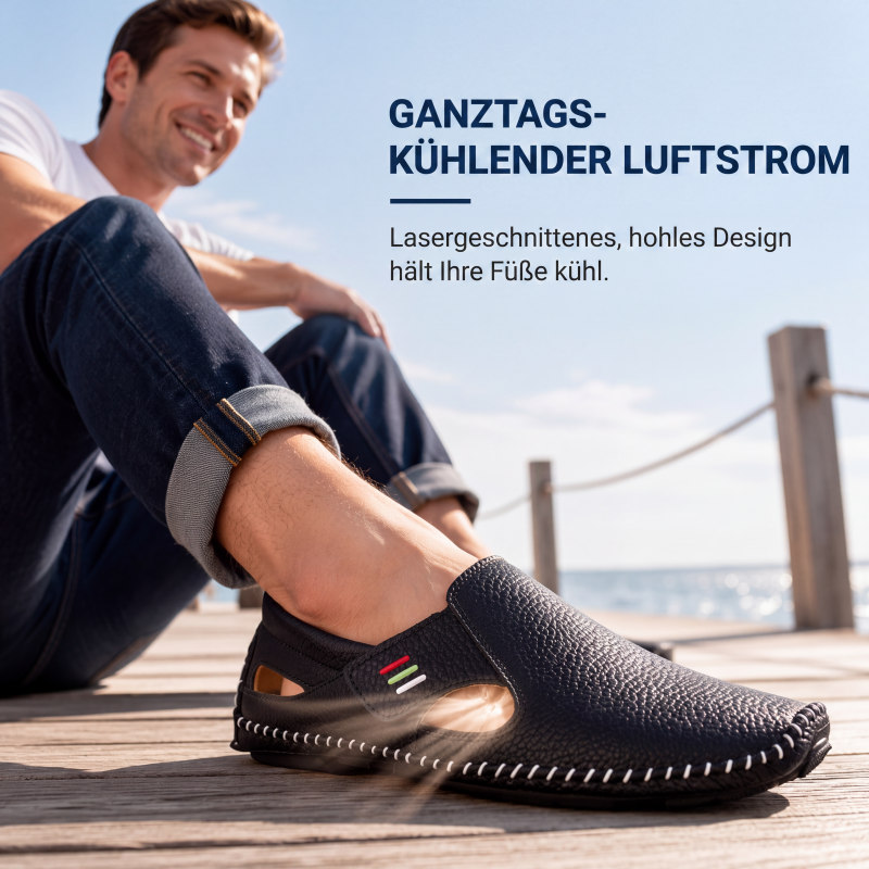 Atmungsaktive Slipper-Loafer für Herren im lässigen Stil