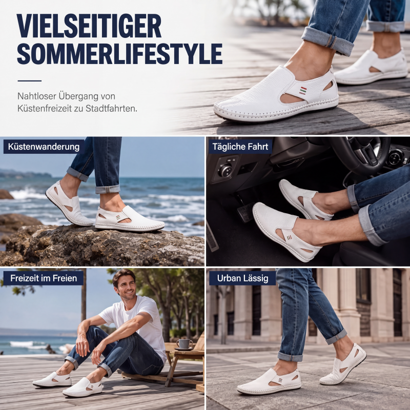 Atmungsaktive Slipper-Loafer für Herren im lässigen Stil