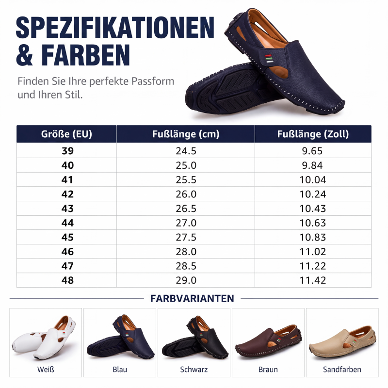 Atmungsaktive Slipper-Loafer für Herren im lässigen Stil
