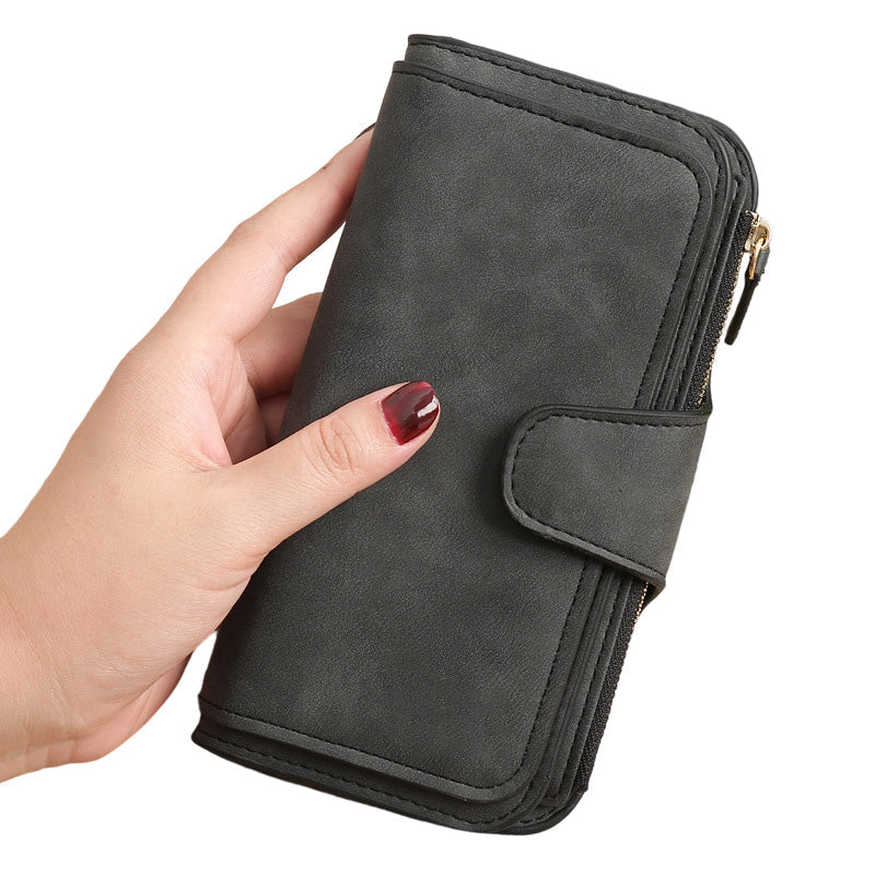 Damen-Langbörse Clutch mit mehreren Kartenfächern