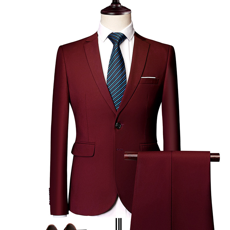 🔥Solange der Vorrat reicht 50 % Rabatt!🎉Zweiteiliges Business-Anzugset für Herren in Modern Fit