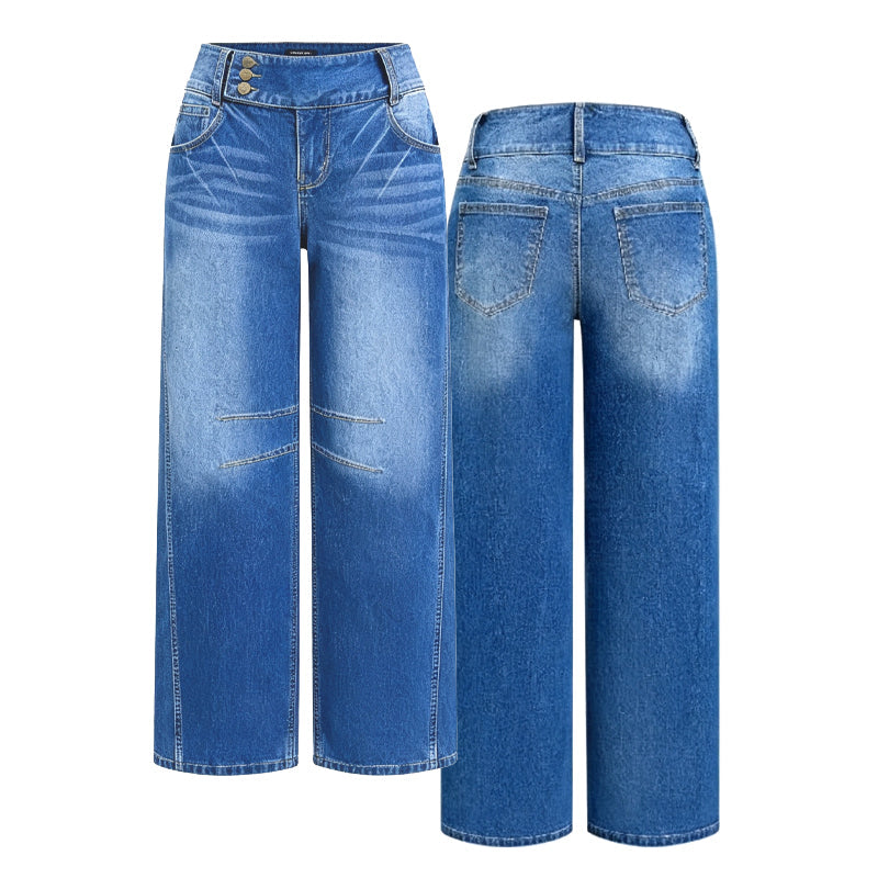 Weite Stretchjeans für Damen
