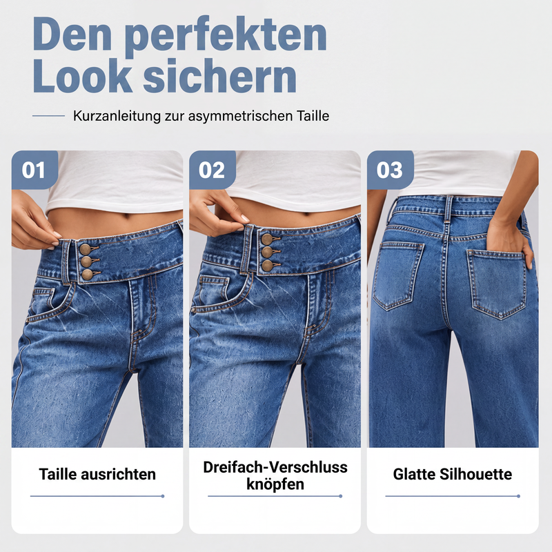 Weite Stretchjeans für Damen
