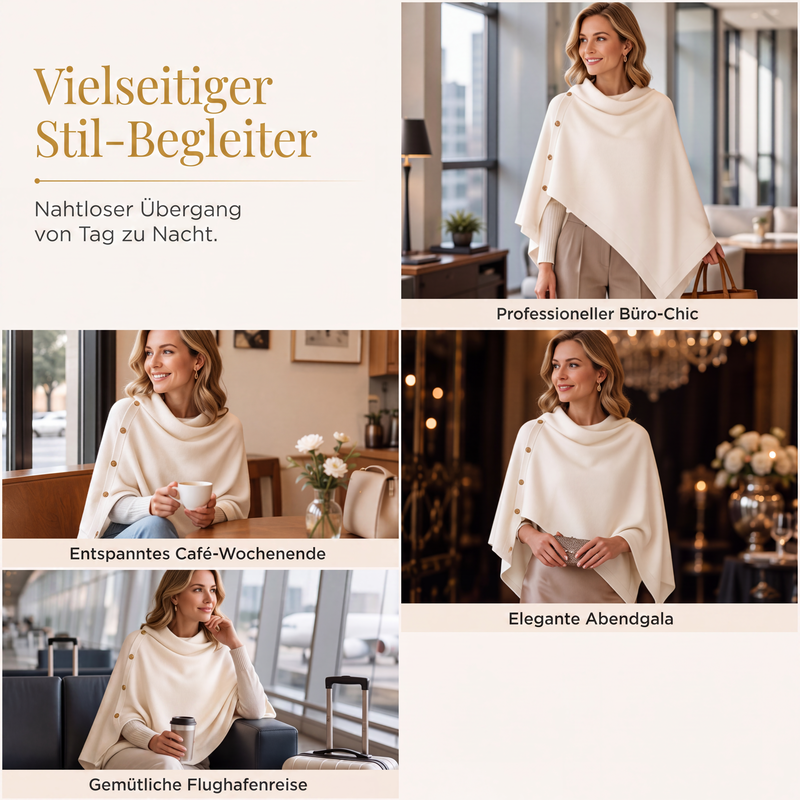 Elegante Wickelcape