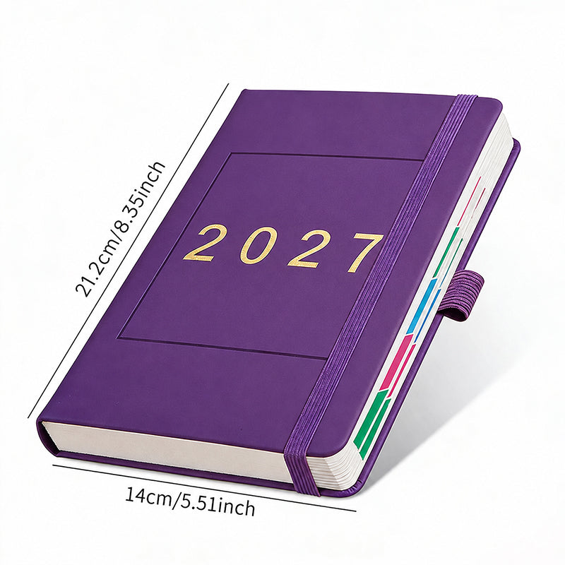 📅 JETZT 50% RABATT! 📓 2027 Kalender-Notizbuch – A5, ein Tag pro Seite, datiert – Ideal für tägliche Aufzeichnungen & zukünftige Planung ✨