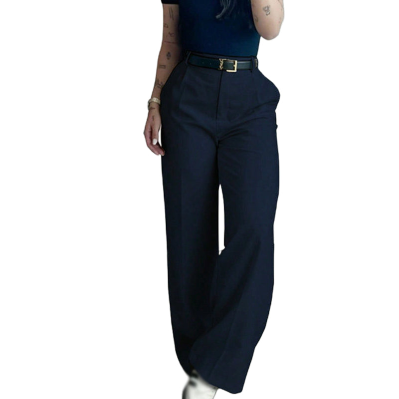 🎯 50%-Schnäppchen! Legere hochtaillierte Geradehose für Damen