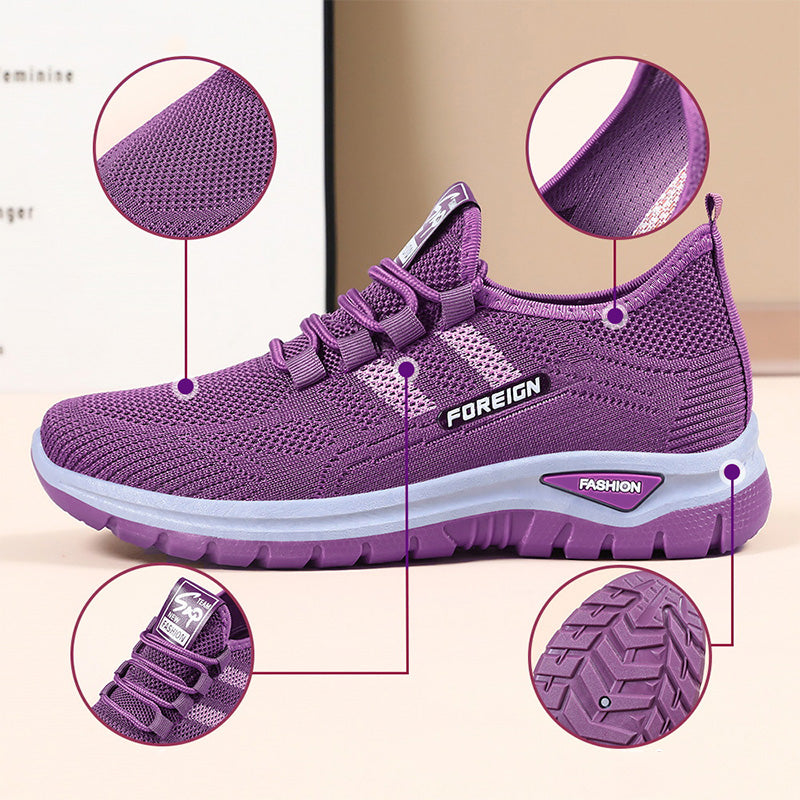 Damen atmungsaktive Outdoor-Sneaker aus Mesh