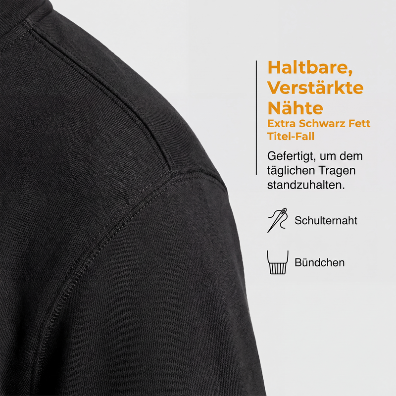Hochwertiges Quarter-Zip Sweatshirt zum Überziehen