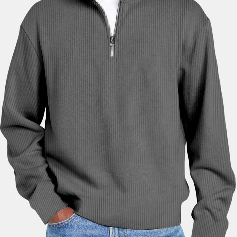 Hochwertiges Quarter-Zip Sweatshirt zum Überziehen