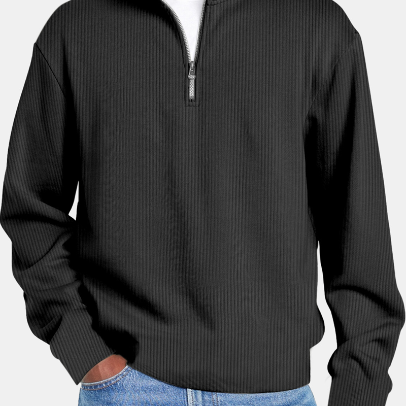 Hochwertiges Quarter-Zip Sweatshirt zum Überziehen