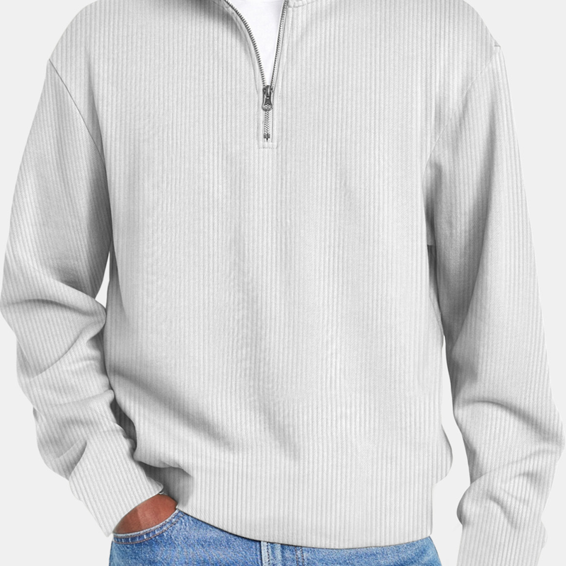 Hochwertiges Quarter-Zip Sweatshirt zum Überziehen