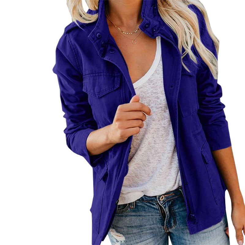 Damen Utility-Jacke mit Taschen
