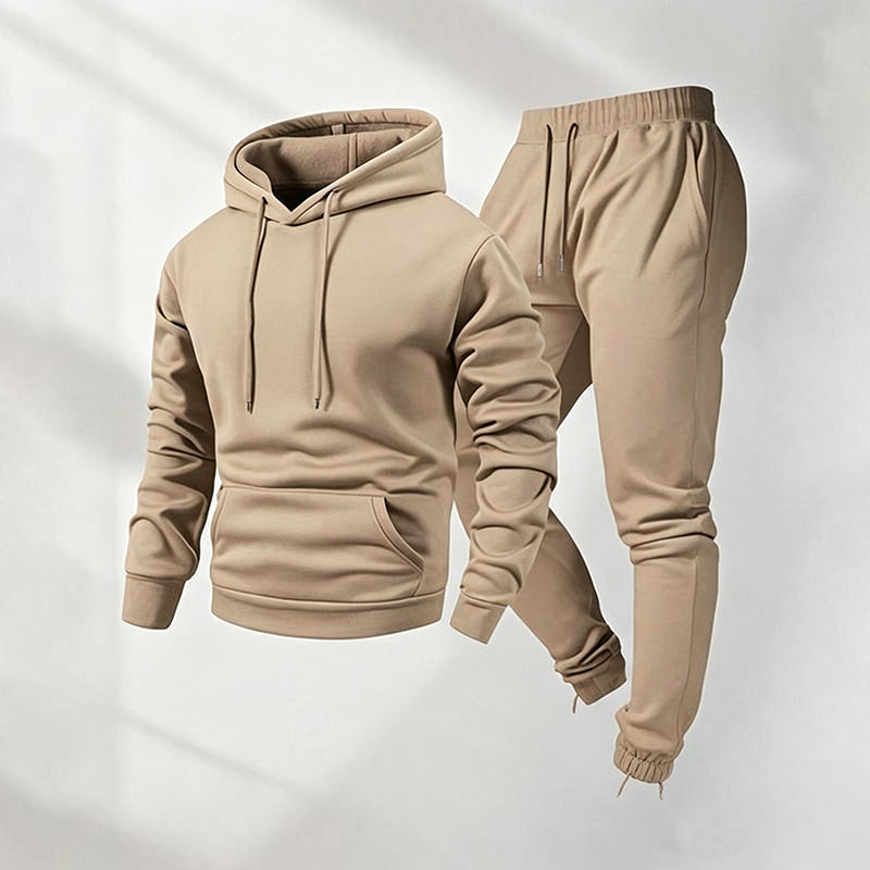 Herren-Casual-Set mit Grafikprint: Kapuzenpullover und Jogginghose