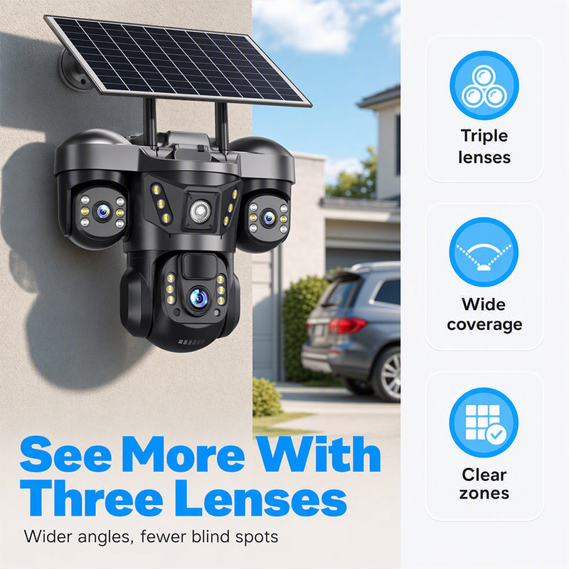 ⏳Zeitlich begrenztes Sonderangebot⏰Solar-Überwachungskamera Außen 360° – Kein Stromkabel, volle Sicht! 📷 Überall montierbar, sieht auch nachts, IP67 regenfest ☀️ Limitiertes Angebot ⏳