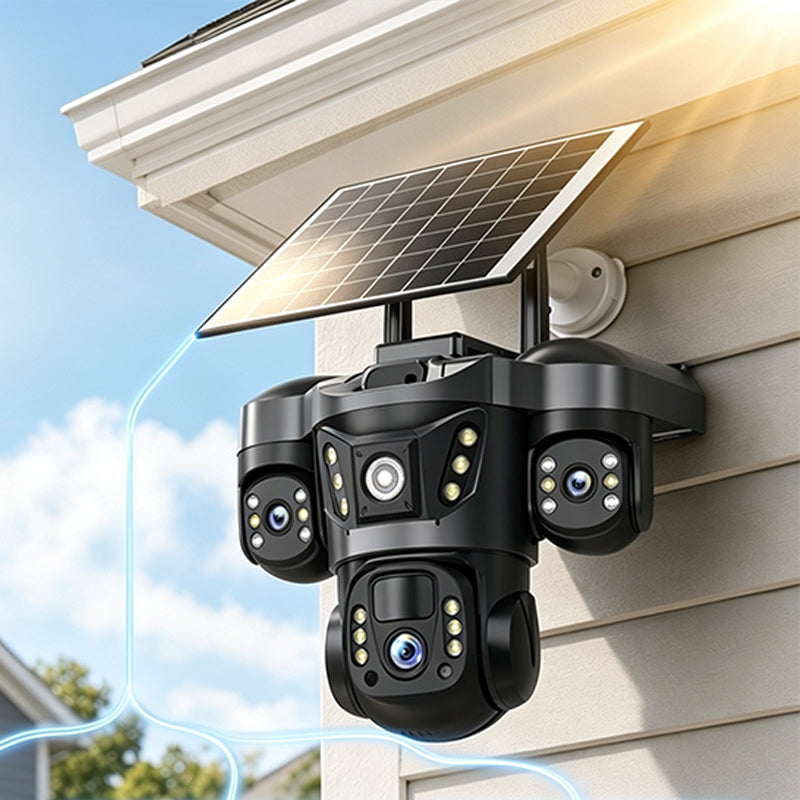 ⏳Zeitlich begrenztes Sonderangebot⏰Solar-Überwachungskamera Außen 360° – Kein Stromkabel, volle Sicht! 📷 Überall montierbar, sieht auch nachts, IP67 regenfest ☀️ Limitiertes Angebot ⏳