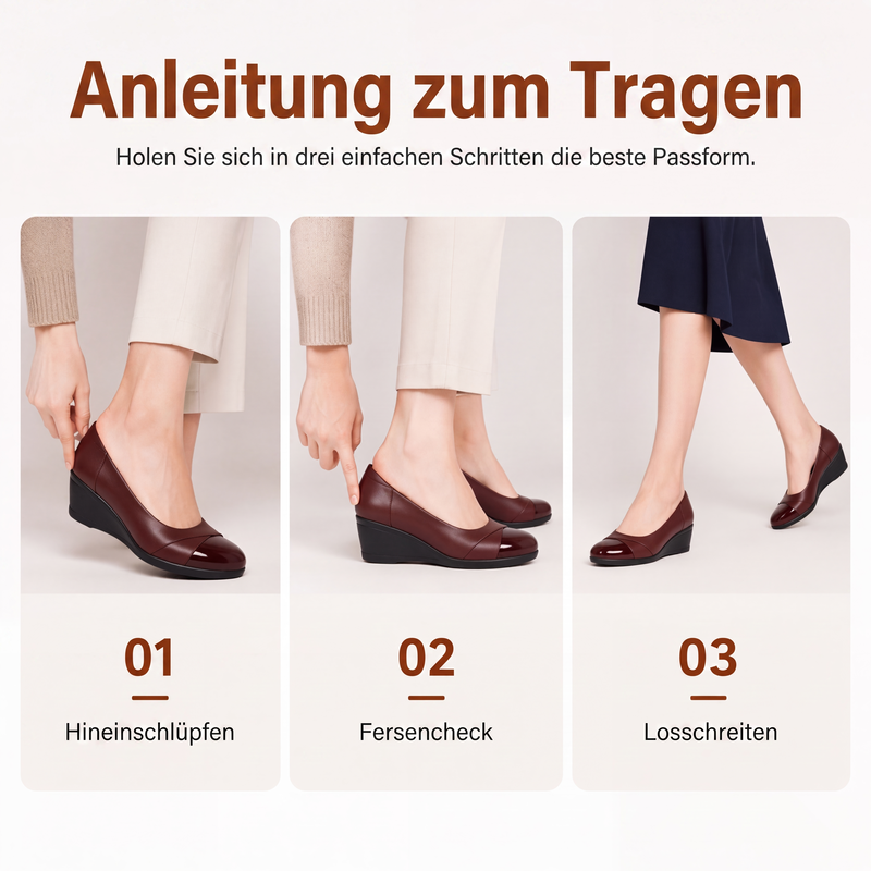 Bequeme Keilpumps für Damen