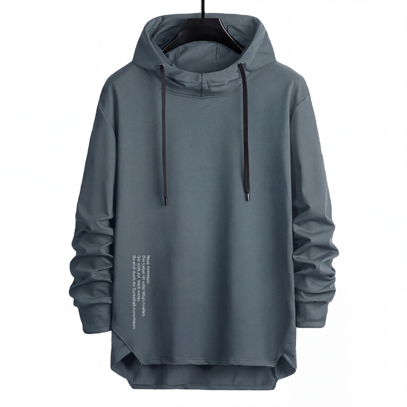 👕 50 % RABATT | Lässig, bequem & besonders – Herren Hoodie mit High-Low-Saum