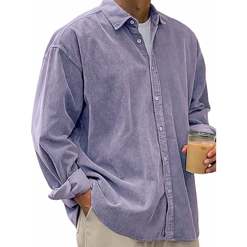 👕 50 % RABATT | Lässig, zeitlos & vielseitig – Herren Cordhemd in lockerer Passform