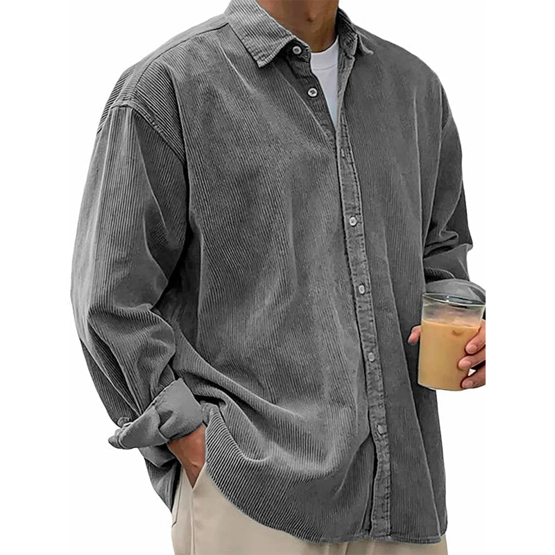 👕 50 % RABATT | Lässig, zeitlos & vielseitig – Herren Cordhemd in lockerer Passform