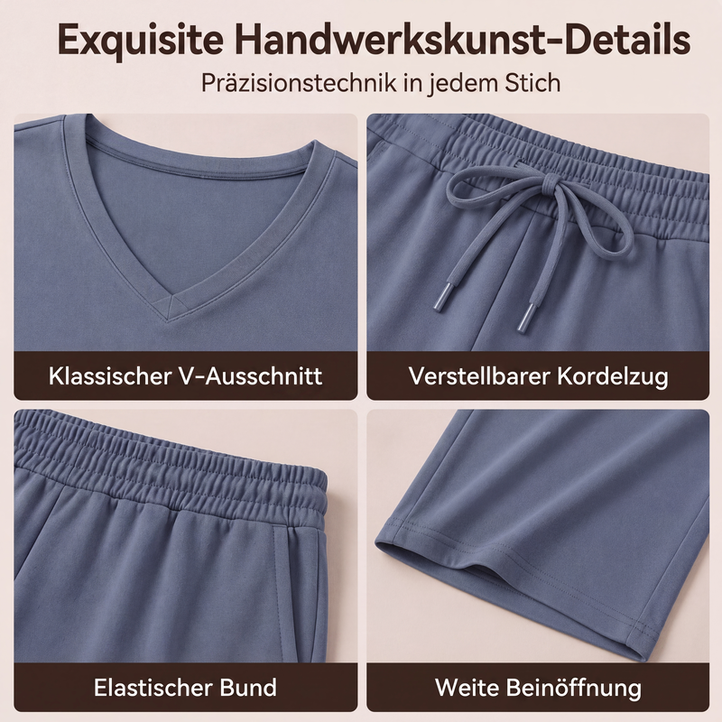 💎🌟 Top-bewertet – Strickset mit V-Ausschnitt – zeitlos und komfortabel