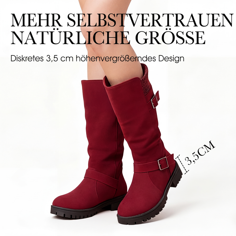 Lässige Damen-Wadenstiefel
