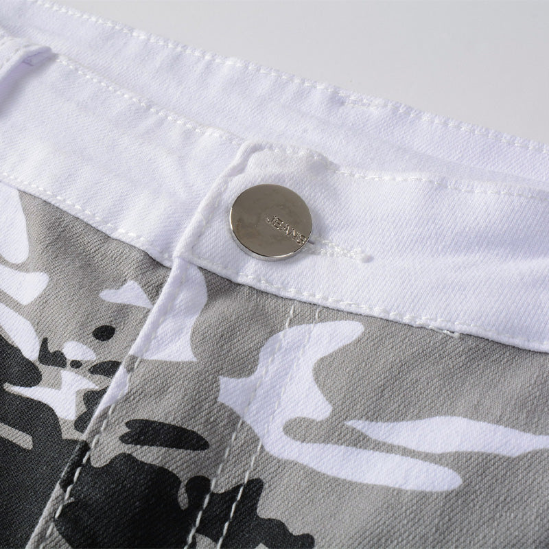 📢📢50%Rabatt!!!🎉✨Herren Trendy Camouflage Slim Jeans