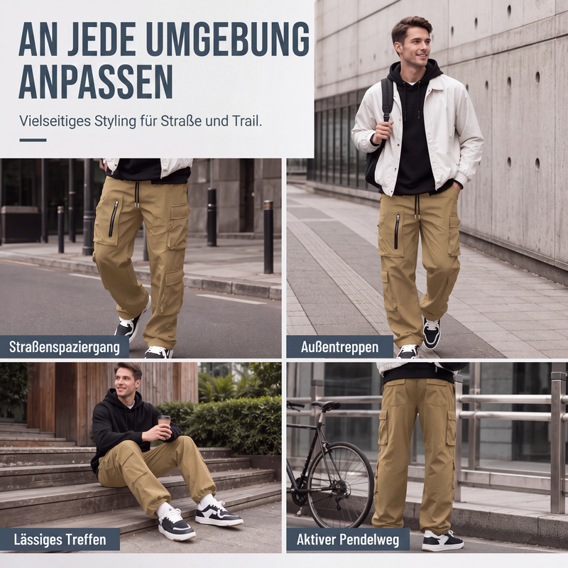 📢📢50%Rabatt!!!🎉✨Cargohose mit mehreren Taschen