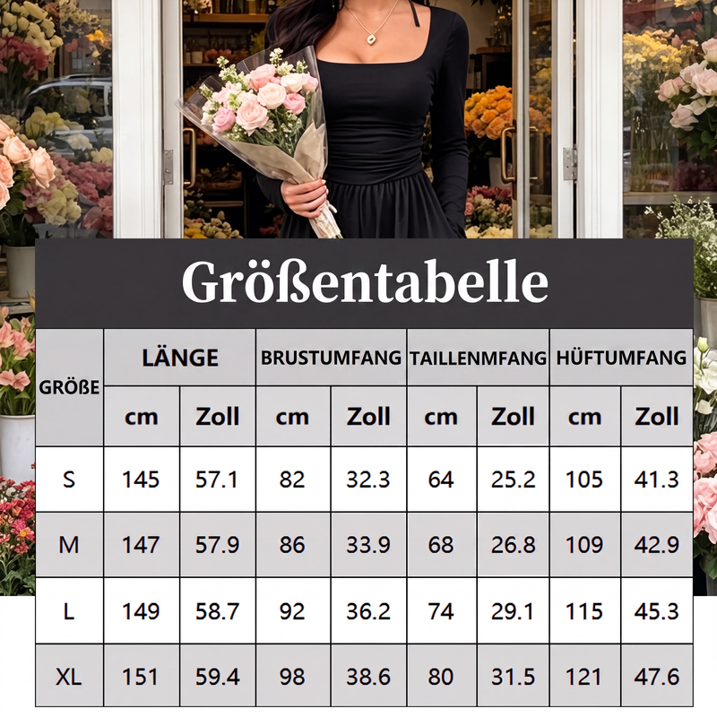 👗 50 % RABATT | Ein Teil, kompletter Look – Damen Jumpsuit mit Karreeausschnitt & weitem Bein