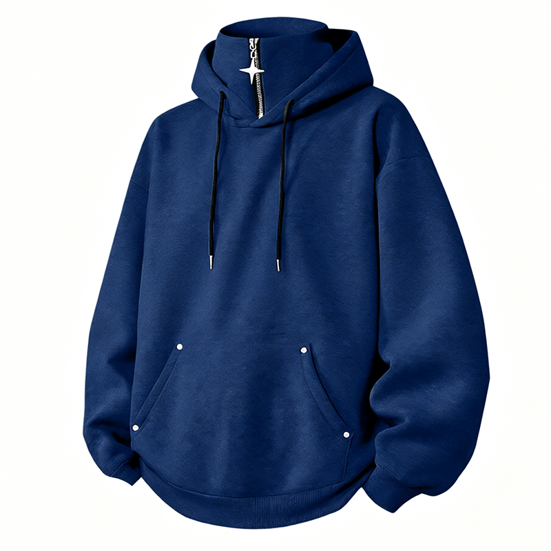 👕 50 % RABATT | Mehr Schutz an kühlen Tagen – Herren Hoodie mit hohem Kragen & lockerer Passform