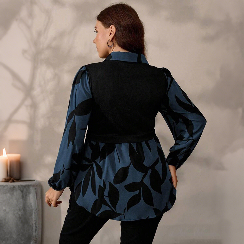 👚 50 % RABATT | Schluss mit kompliziertem Layering – Damen Oberteil im eleganten 2-in-1-Look