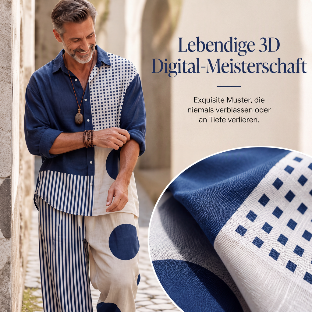 📢🎉50%Rabatt!!!🛍️✨Herren Retro-Locker-Sitz Zweiteiler-Set