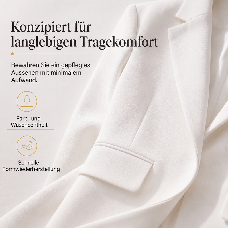 Lässiger Damen-Blazer mit offener Vorderseite