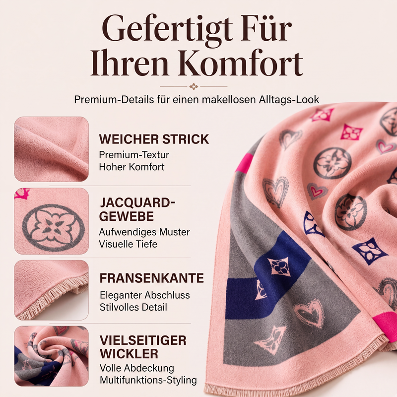 Warmer Winter-Schal für Damen
