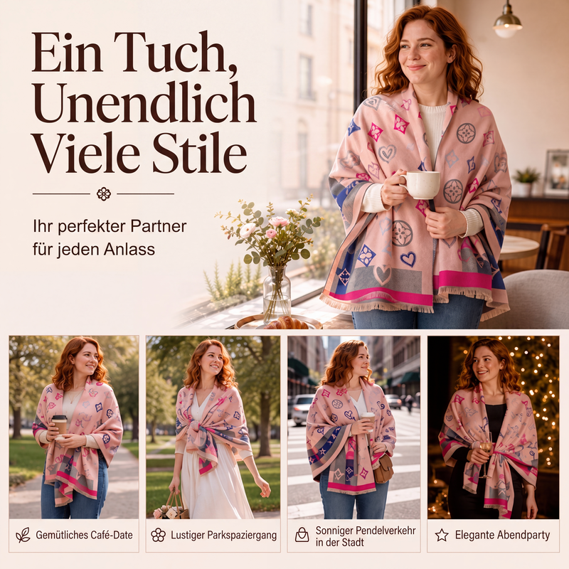 Warmer Winter-Schal für Damen