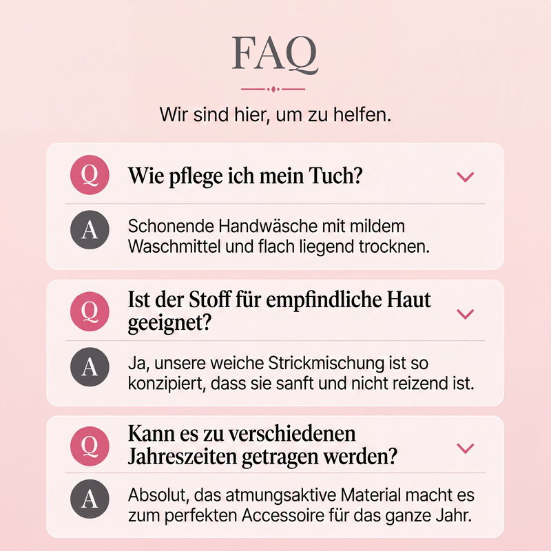 Warmer Winter-Schal für Damen