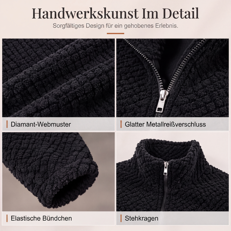 💎🔥 Jetzt im Trend – Lockere Plüschjacke – perfekt für kalte Tage
