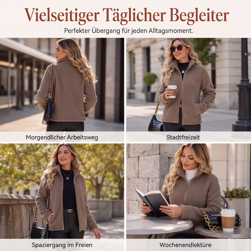 💎🔥 Jetzt im Trend – Lockere Plüschjacke – perfekt für kalte Tage